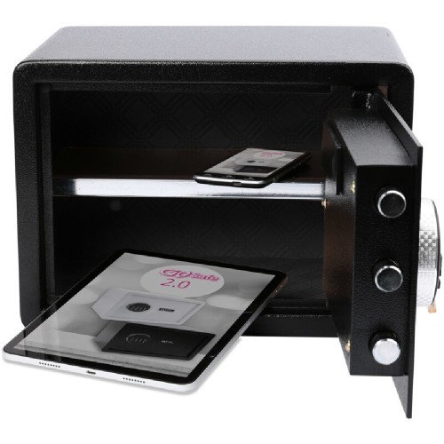 SAFEBOX  GOSAFE 2.0 110 GR ΚΛΕΙΔΙ & ΣΥΝΔΙΑΣΜΟ BLACK